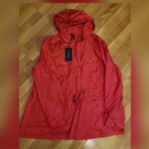 Red lightweight jacket